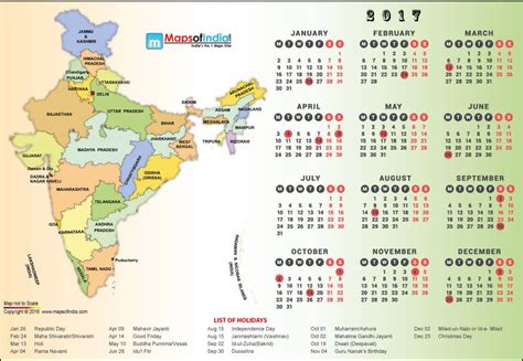 Us Hindu Calendar 2017